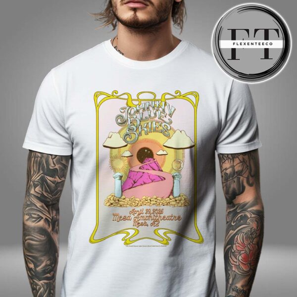 Johnny Blue Skies Music Show At Mesa Amphitheatre In Mesa Az On April 29 2025 Unisex T-Shirt