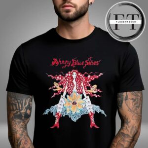 Johnny Blue Skies Shop Merch In Marryland On May 24 2025 Cosmic Blossom Diva Unisex T-Shirt
