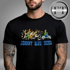 Johnny Blue Skies Shop Merch In Marryland On May 24 2025 The Blue Skies Crew Unisex T-Shirt