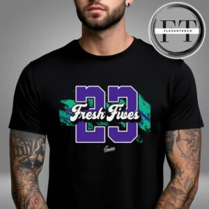 Jordan Retro 5 Grape Fresh Fives Sneaker Threads Collection Unisex T-Shirt