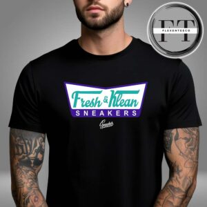 Jordan Retro 5 Grape Fresh Klean Sneaker Threads Collection Unisex T-Shirt