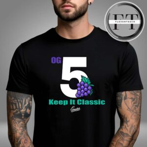 Jordan Retro 5 Grape Keep It Classic Sneaker Threads Collection Unisex T-Shirt