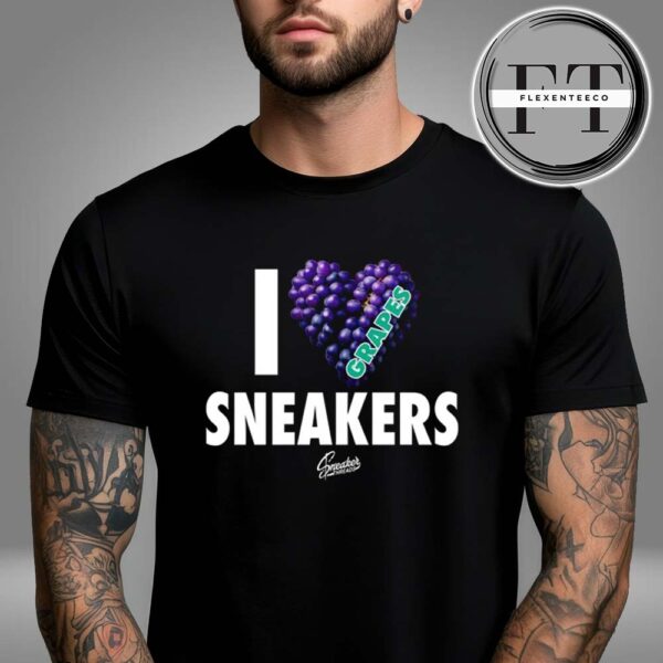 Jordan Retro 5 Grape Love Sneakers Sneaker Threads Collection Unisex T-Shirt
