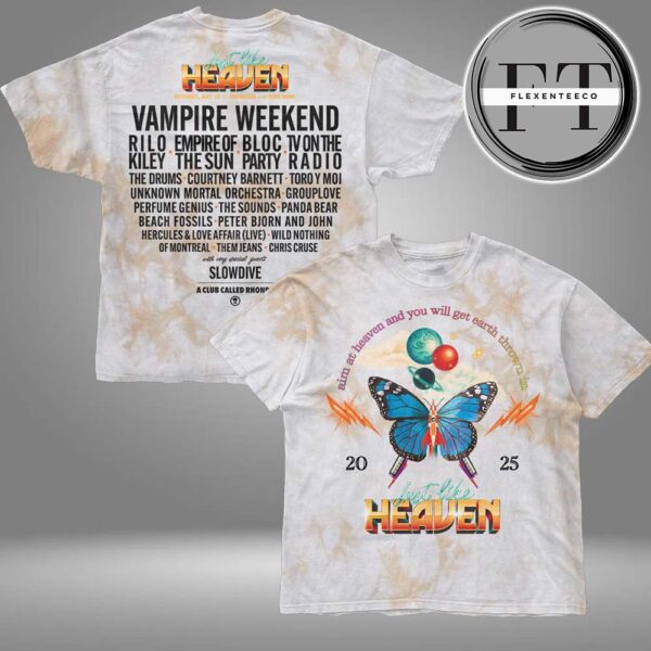 Just Like Heaven Celestial Butterfly Line Up 2025 All Over Print Shirt