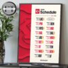 Kansas City Chiefs Versus Buffalo Bills AFC Championship Rematch In Week 9 On November 2 2025 NFL Schedule Home Decor Poster Canvas