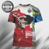 Kansas City Chiefs Versus Los Angeles Chargers At Arena Corinthians In Sao Paulo Brazil On September 5 Sao Paulo Game 2025 NFL Schedule All Over Print Shirt
