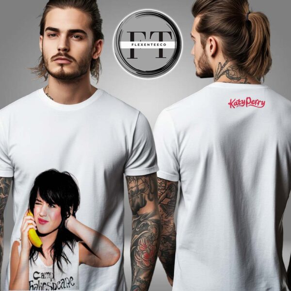Katty Perry Banana Phone Two Sided Unisex T-Shirt