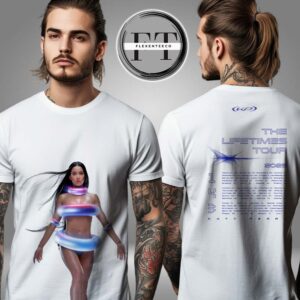 Katty Perry The Lifetimes Tour 2025 Two Sided Unisex T-Shirt