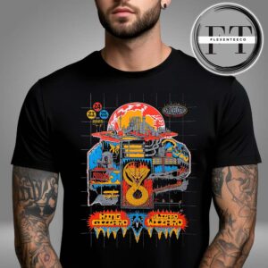 King Gizzard And The Lizard Wizard At Poble Espanyol In Barcelona Spain On May 23-24-25 2025 Unisex T-Shirt