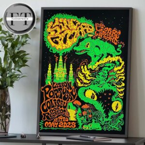 King Gizzard At Coliseu Dos Recreios In Lisbon Portugal On 18-19-20 2025 Home Decor Poster Canvas