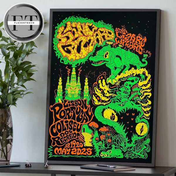 King Gizzard At Coliseu Dos Recreios In Lisbon Portugal On 18-19-20 2025 Home Decor Poster Canvas
