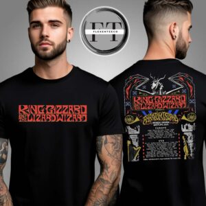 King Gizzard Weirdo Swarm Meetups 2025 Tour Dates Two Sided Unisex T-Shirt