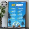 Los Angeles Chargers Versus Kansas City Chiefs At Sao Paulo Week 1 On September 5 2025 NFL Schedule Home Decor Poster Canvas