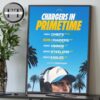 Los Angeles Chargers 2025 NFL Schedule Home Match Home Decor Poster Canvas