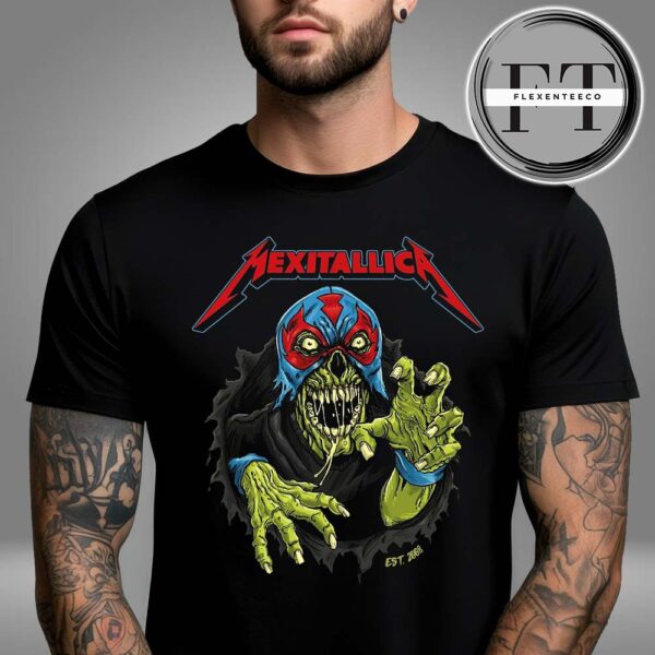 Metallica 2025 Design By Mexican Artist Puiscalzada Mexitallica Unisex T-Shirt