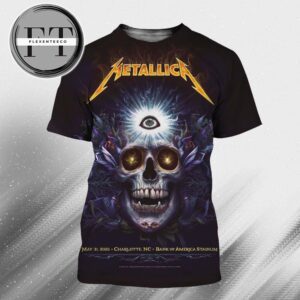 Metallica M72 Charlotte At Bank Of America Stadium In North Carolina United States On May 31 2025 All Over Print Shirt