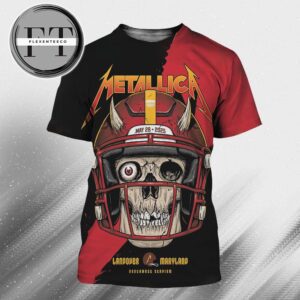 Metallica M72 Landover Pop Up Shop At Northwest Stadium In Washington DC United States On May 28 2025 All Over Print Shirt