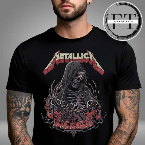 Metallica M72 Landover At Northwest Stadium Washington DC United States On May 28 2025 Unisex T-Shirt