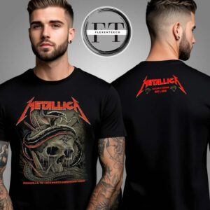 Metallica M72 Nashville Night 1 At Nissan Stadium On May 1 2025 M72 North American Tour Two Sided Unisex T-Shirt