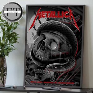 Metallica M72 Nashville Night 2 At Nissan Stadium On May 3 2025 In Nashville TN M72 North American Tour Home Decor Poster Canvas