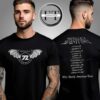 Metallica M72 North American Tour Shop Merch Schedule Two Sided Unisex T-Shirt
