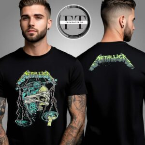 Metallica x Pull The Plug Patches Limited Edition Poster And Justice For All Two Sided Unisex T-Shirt
