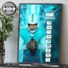 Miami Dolphins 2025 NFL Schedule Home Match Dates Home Decor Poster Canvas
