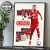 Mohamed Salah From Liverpool Reached Playmaker Of The Season Champion English Premier League 2024-2025 Home Decor Poster Canvas