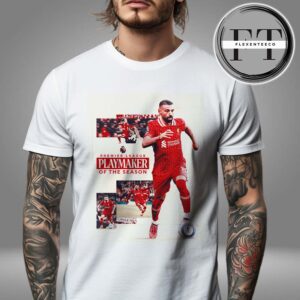 Mohamed Salah From Liverpool Reached Playmaker Of The Season Champion English Premier League 2024-2025 Unisex T-Shirt