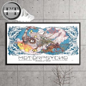 Motorpsycho The Comeback Tour Italia 2025 Home Decor Poster Canvas