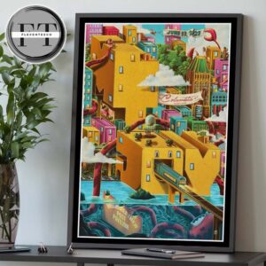 Mt. Joy At Merriweather Post Pavilion In Columbia MD On June 13 2025 Home Decor Poster Canvas