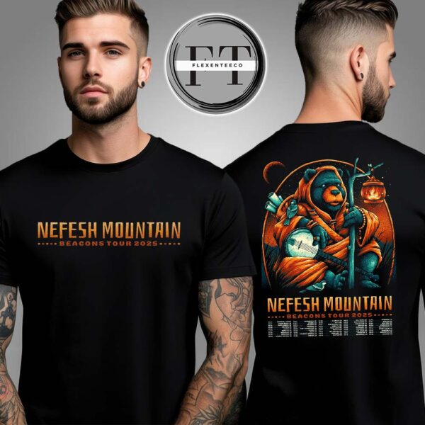Nefesh Mountain Beacons Tour 2025 Schedule Two Side Unisex T-Shirt