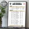 Minnesota Vikings Versus Detroit Lions On December 25 2025 NFL Schedule Christmas Day Home Decor Poster Canvas