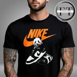 Nike Black Panda Dunk Low Sneakers Unisex T-Shirt