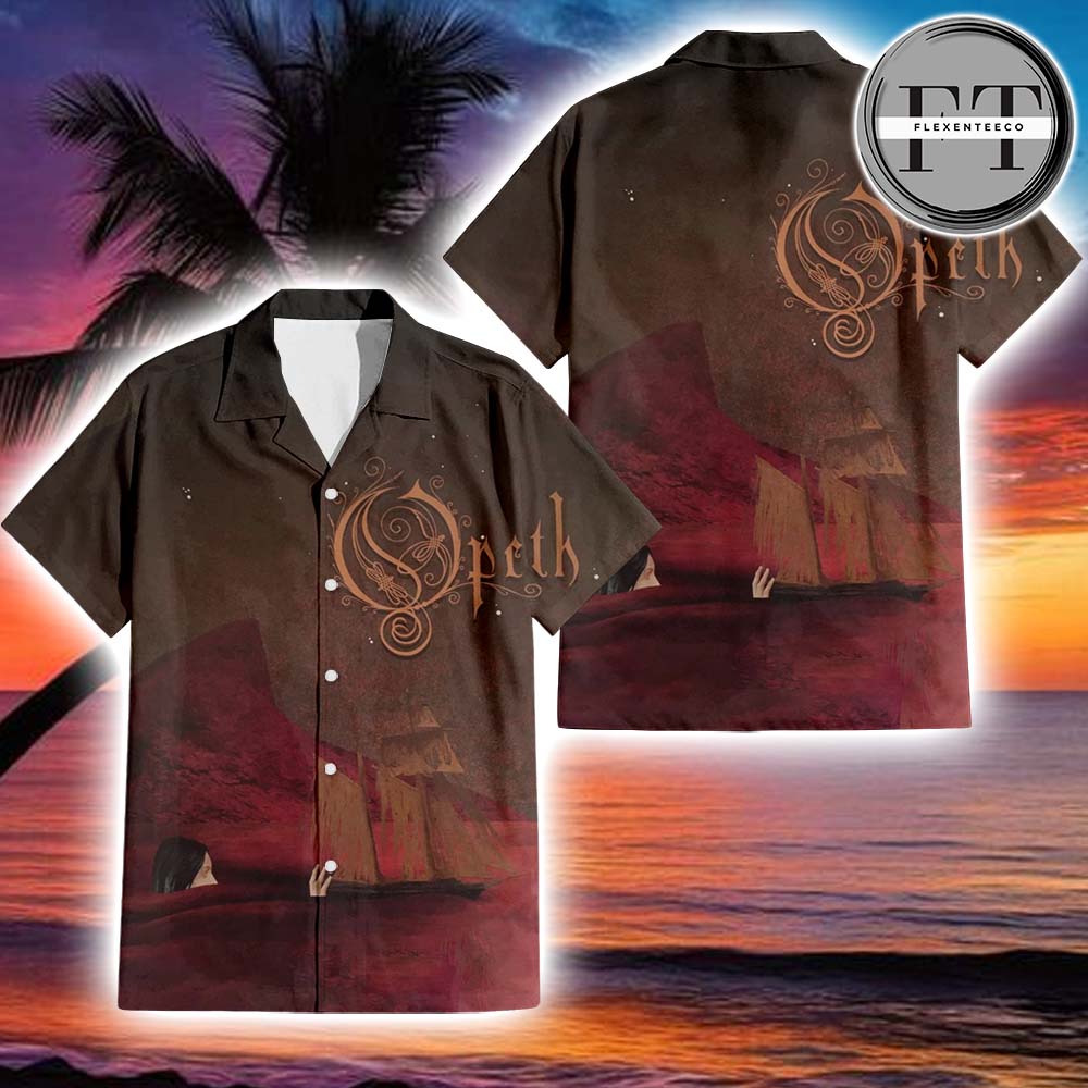 Opeth Enslaved Album Cover 2025 Hawainn T-Shirt Opeth Enslaved Album Cover 2025 Hawainn T-Shirt