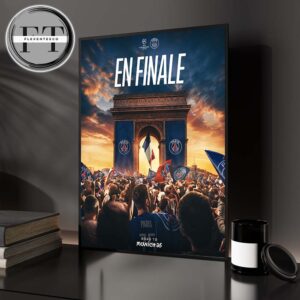 PSG En Finale Road To Munich 2025 UEFA Champions League Home Decor Poster Canvas