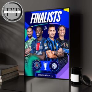 PSG Head To Head Inter Milan UEFA Champions League Final 2025 Home Decor Poster Canvas