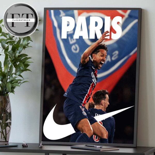 Paris Saint Germain X Nike 13th Title Is For Paris Home Decor Poster Canvas