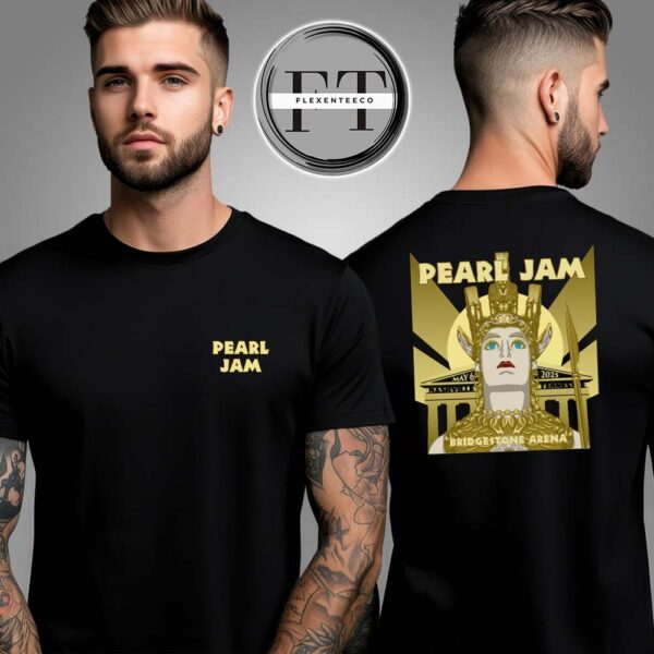 Pearl Jam Nashville Tennessee 2025 At Bridgestone Arena On May 6 2025 Dark Matter World Tour 2025 The Reaper Art Two Side Unisex T-Shirt