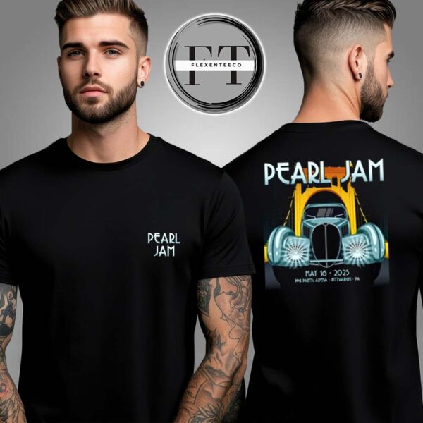 Pearl Jam Nigh 1 At USA PPG Paints Arena In Pittsburgh PA On May 16 2025 Event Two Sided Unisex T-Shirt