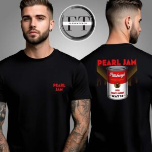 Pearl Jam Nigh 2 At PPG Paints Arena In Pittsburgh PA On May 18 2025 Event Two Sided Unisex T-Shirt