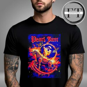 Pearl Jam Poster Music Show At State Farm Arena On April 29 & May 1 2025 Art By Peregon Creative Unisex T-Shirt