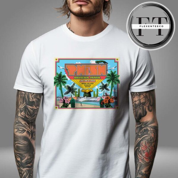 Phish Riviera Maya At Moon Palace In Cancun Mexico On Jan 28-31 2026 Unisex T-Shirt