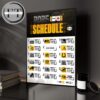 Tampa Bay Buccaneers Versus New York Jets At Raymond James Stadium On September 21 Home Opener 2025 NFL Schedule Match Dates Home Decor Poster Canvas