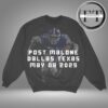 Post Malone X Dallas Cowboys Crewneck May 9 2025 Sweatshirt