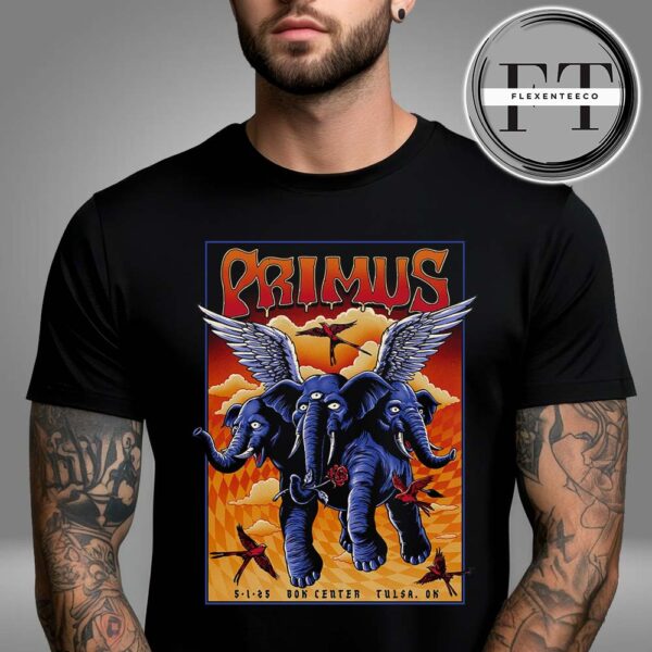 Primus Sessanta V2.0 At BOK Center In Tulsa OK On May 1 2025 Unisex T-Shirt