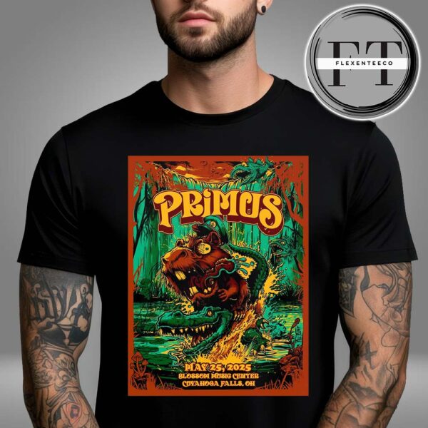 Primus Sessanta V2.0 At Blossom Music Center In Cuyahoga Falls OH On May 25 2025 Unisex T-Shirt