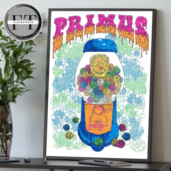 Primus Sessanta V2.0 At Petersen Events Center In Pittsburgh PA On May 20 2025 Home Decor Poster Canvas