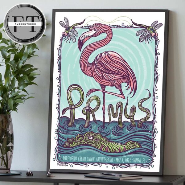 Primus Sessanta V2.0 At Union Amphitheatre In Tampa Florida On May 8 2025 Home Decor Poster Canvas