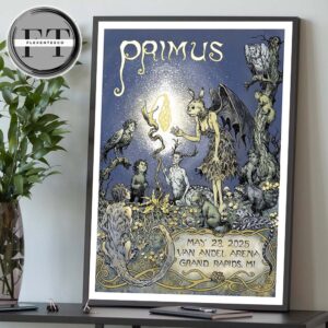 Primus Sessanta V2.0 At Van Anoel Arena In Grand Rapions Michigan On May 28 2025 Home Decor Poster Canvas